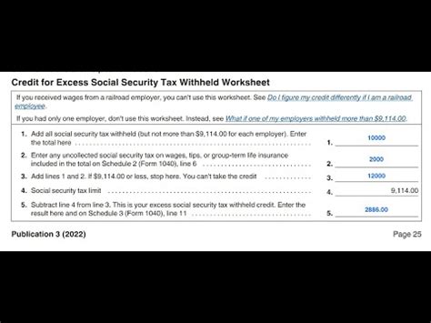 Social Security Benefits Worksheet Walkthrough IRS Form 1040 Lines 6a