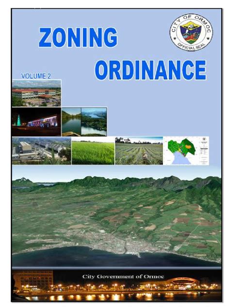 Regulations And Policies For Zoning Districts In Ormoc City