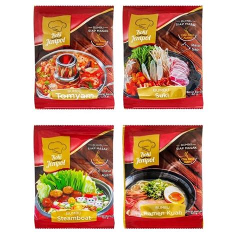 Jual BUMBU TOMYUM SUKI STEAMBOAT KOKI JEMPOL Shopee Indonesia