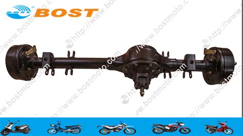 Motorcyclemotorbike Spare Parts Rear Axle Assy For Tricyclethree