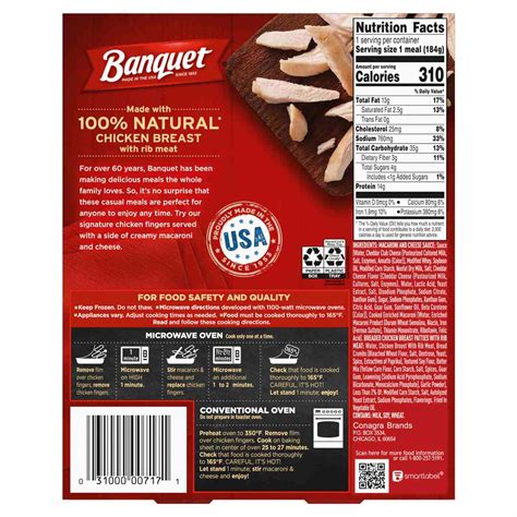 Banquet Chicken Fingers Frozen Meal - Shop Entrees & sides at H-E-B