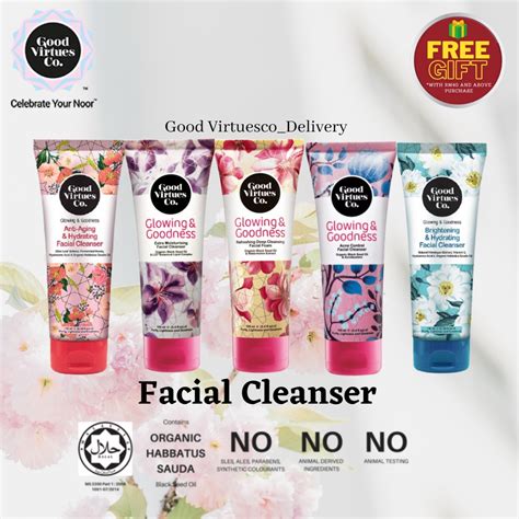 Good Virtues Co Gvc Facial Cleanser Ml Free Gift Purchase Over Rm