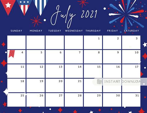 Printable July Calendar Printable Calendars At A Glance