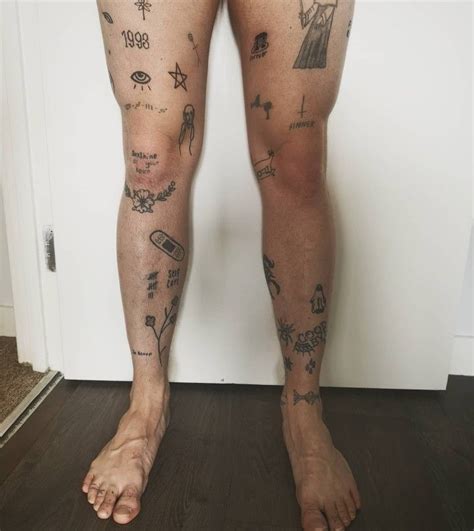 Handpoke Ignorant Tattoos Leg Tattoos Small Tattoos For Guys