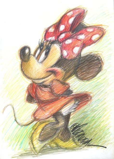 Pretty Minnie Original Drawing Joan Vizcarra Art Catawiki