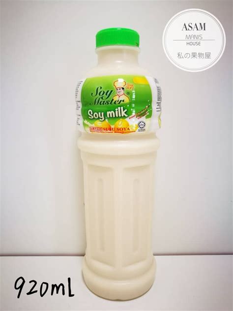 Soy Master Soya Milk Susu Soya 920ml Lazada