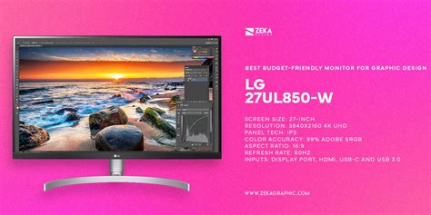 10 Best Budget Monitors For Graphic Design Zeka Design