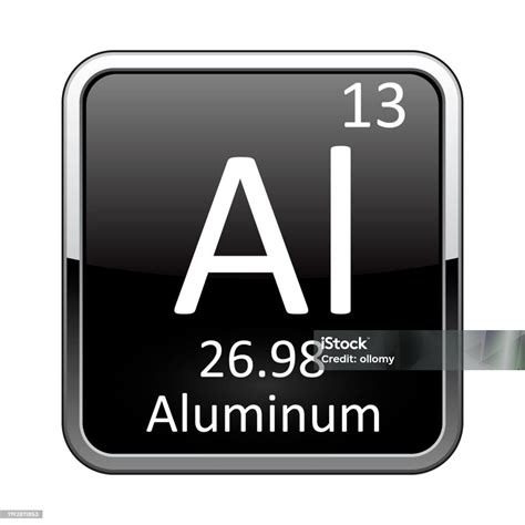 The Periodic Table Element Aluminum Vector Illustration Stock Illustration Download Image Now