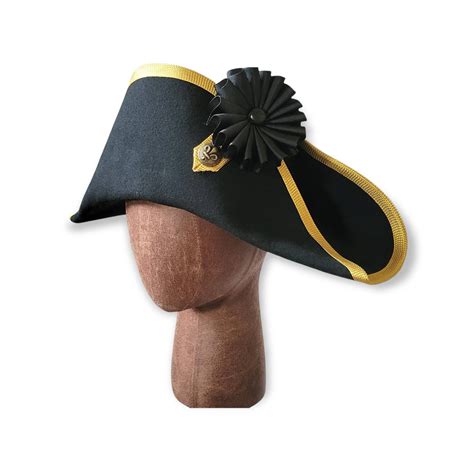 Royal Navy Bicorne With Gold Trim British Cocked Hat Etsy Uk