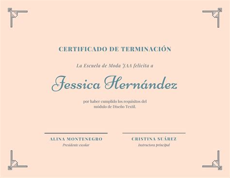 Plantillas Para Certificados De Curso Gratuitas Canva