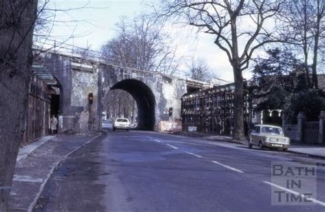 Pulteney Road Railway Bridge In Bath England