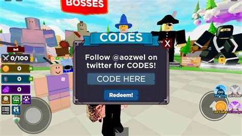 Roblox Boss Fighting Simulator Codes October Videogamer