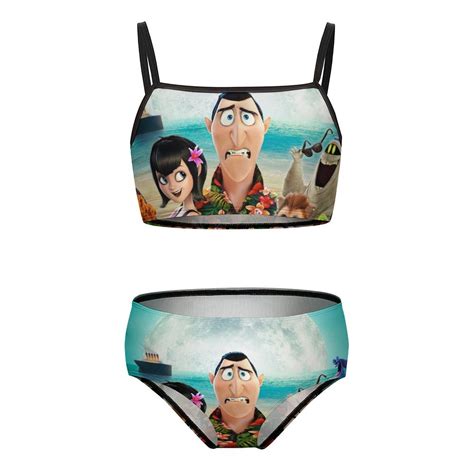 Hotel Transylvania Girls Bikini Swimsuits Two Piece Beach Bathing Suit Swimwear Y Cm