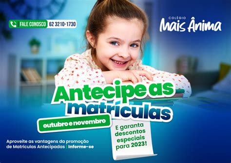 Planos Especiais De MatrÍculas Para 2023 Colégio Mais Ânima