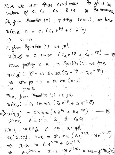 Solved Solve The Laplace Equation Uxx Uyy