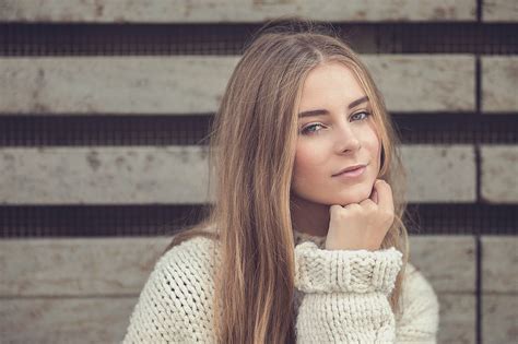 Face Looking At Viewer Smirk 1080p Blue Eyes Portrait Long Hair