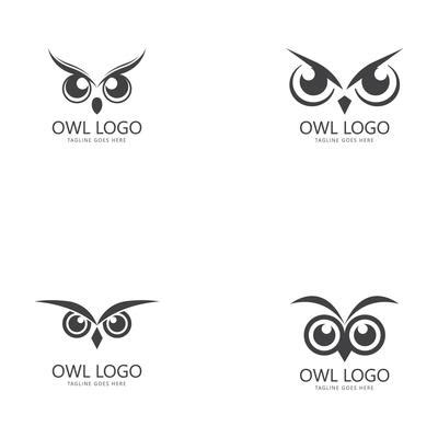 Owl Eyes Logo Vector Art, Icons, and Graphics for Free Download