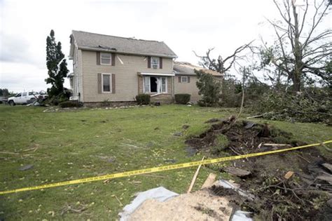 Satellite Images Show ‘tornado Scar Cutting Across Mid Michigan After