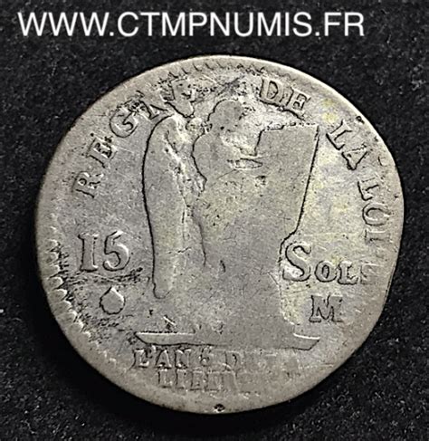 Sols Argent Louis Xvi Constitution M Toulouse Ctmp Numis