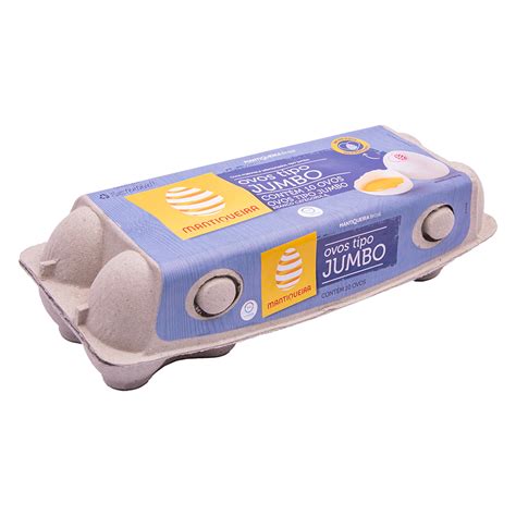 Ovo Tipo Jumbo - Ovos Mantiqueira branco tipo jumbo categoria A com 10 unids - Sonda ...