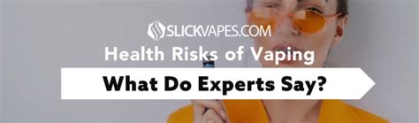 Health Risks of Vaping: What Do Experts Say? | Slick Vapes Discount ...