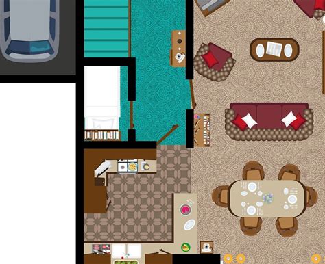 Harry Potter 4 Privet Drive Floor Plan First And Second Etsy Uk