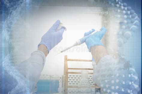 Dos Jóvenes Científicos De Laboratorio Trabajando En Un Laboratorio Con