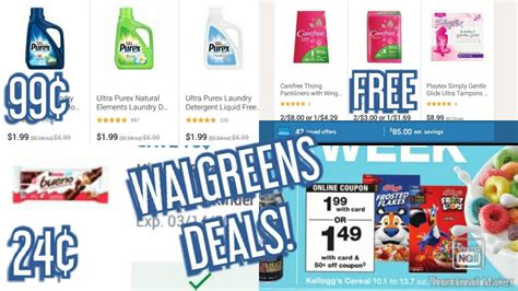 Walgreens Deals This Week Walgreens Couponing Digital And Printable