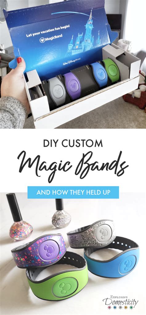 DIY Custom Magic Bands... and how they held up! ⋆ Exploring Domesticity