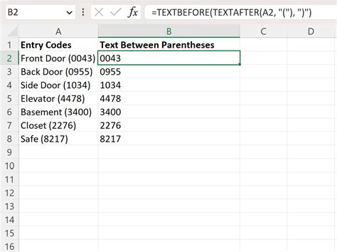 Excel How To Extract Text Between Two Characters