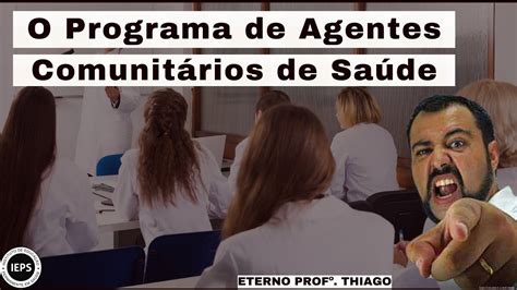 Pacs Programa De Agentes Comunit Rios De Sa De Resumo