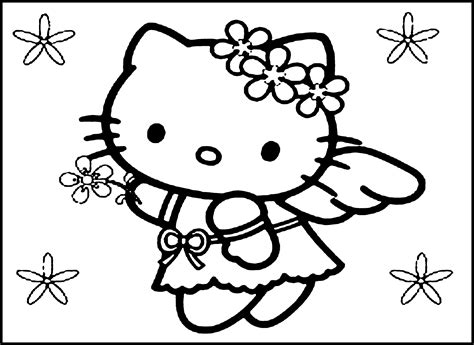 Tốp 101 Tranh Tô Màu Hello Kitty Đẹp Nhất