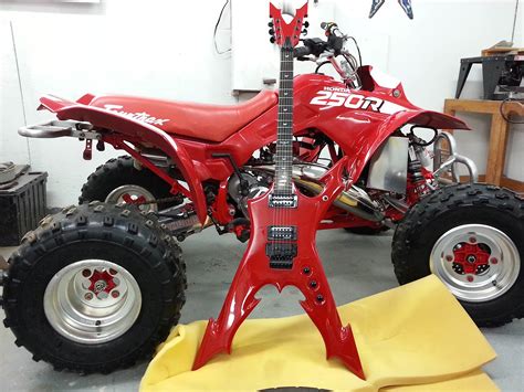 Rock And Roll Honda Trx250r And The Guitar Man Dirt Wheels Magazine