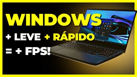 Como deixar o WINDOWS mais RÁPIDO Otimizar o seu DESEMPENHO Ganho