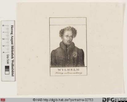 Bildnis Wilhelm Herzog von Braunschweig Lüneburg reg 1830 84