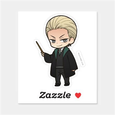 Anime Draco Malfoy Sticker Zazzle