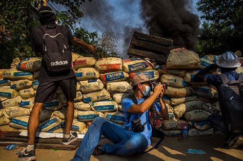 Myanmar Soldiers Aiming To Silence Coup Protests Target Journalists