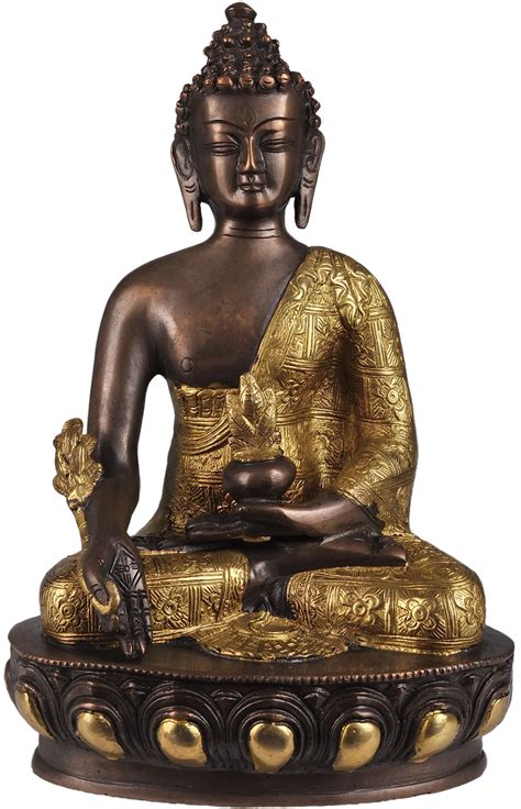 Tibetan Buddhist God Medicine Buddha Exotic India Art