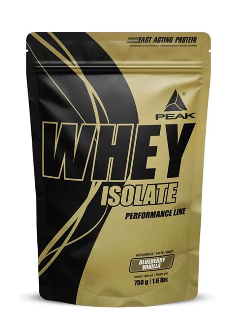 Peak Whey Protein Isolat Geschmack Blueberry Vanilla Online Kaufen Bei Testosteron