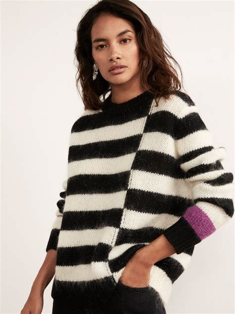 Karla Black Mohair Striped Jumper Striped Jumper Karla Black Striped