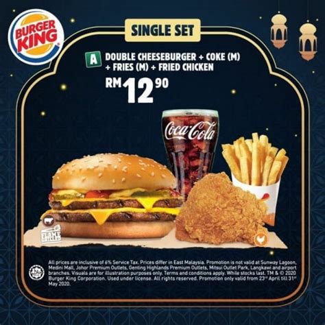 30 Apr 2020 Onward Burger King Ramadan Bundles Promo EverydayOnSales