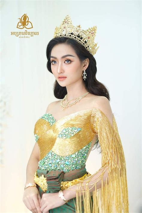 Cambodia Miss Grand Cambodia In Beautiful Cambodian Bridal