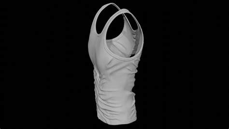 Tanktop 3d Model Low Poly Ar 3d Model Team 3d Yard