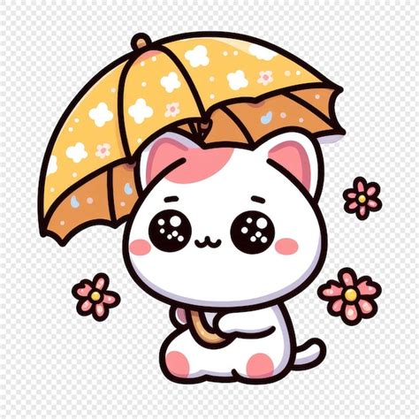 Premium PSD Joyful Baby Cat Png Sticker