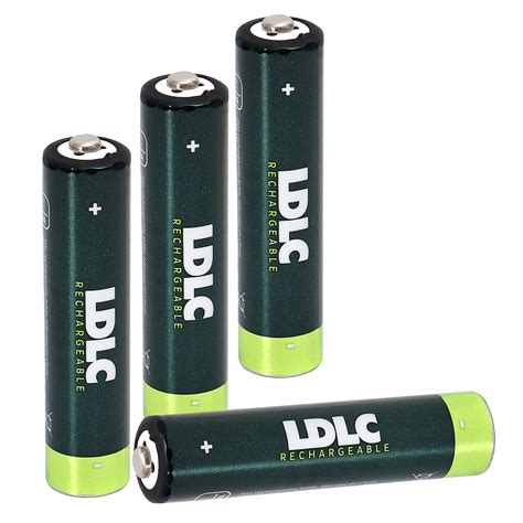 LDLC NiMH AAA 4 Piles Rechargeables AAA HR03 800 MAh Pile