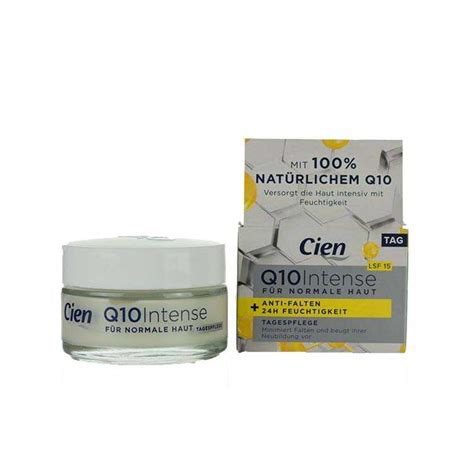 قیمت و خرید کرم روز ضد چروک و مرطوب کننده Cien مدل Q10 Intense ری من شاپ