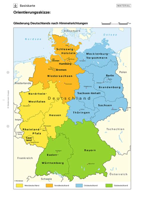 Atlas Bundesländer Deutschlandkarte 2023