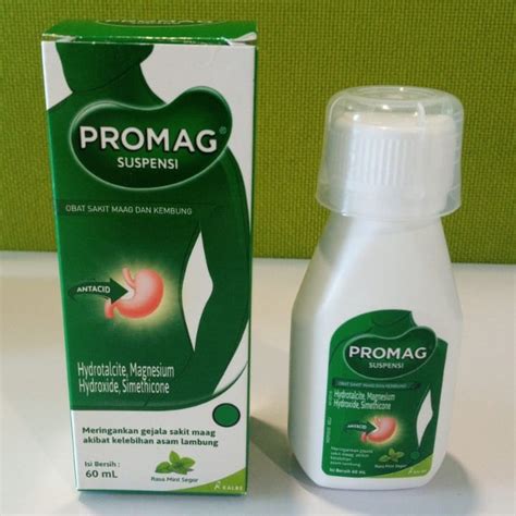 Jual Promag Cair Sirup Suspensi Obat Maag Dan Kembung Botol 60 ML