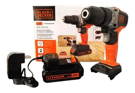 Taladro 3 8 Perc 20v 2 Veloc Black Decker Bcd704c1 B3