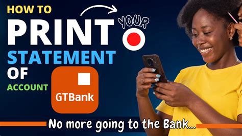 How To Print Your Statement Of Account Online With GTBank Internet